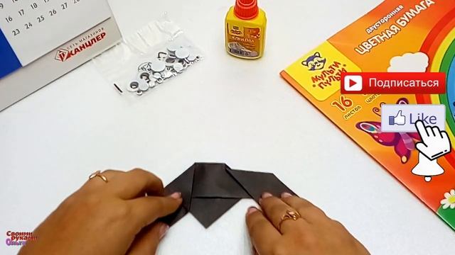 Оригами Летучая Мышь Из Бумаги На Хэллоуин Своими Руками смотреть онлайн