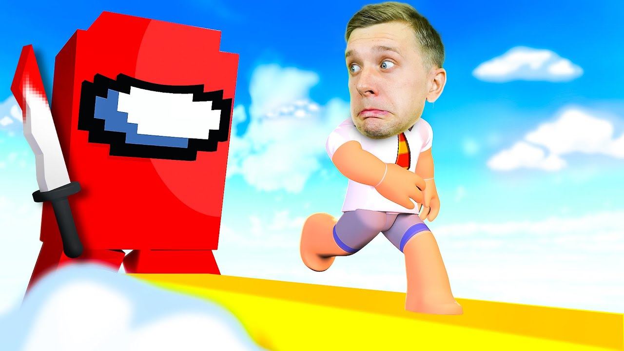 ПОПАЛ в СТРАНУ AMONG US в РОБЛОКСЕ! смотреть онлайн