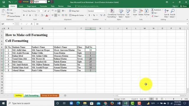 How to make cell formatting by manual and automated in excel смотреть онлайн