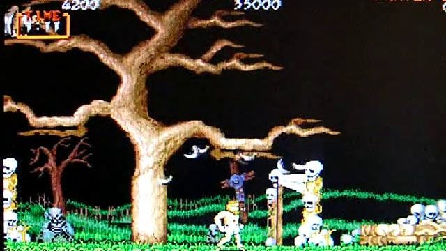 GHOULS'N GHOSTS - MAME - PSP смотреть онлайн