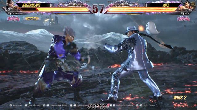T8 🔥 JoKa (#1 Ranked Feng) vs Kaizokulars (Lars) 🔥 Tekken 8 High Level Gameplay смотреть онлайн