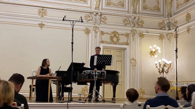 Борисюк Александра (цимбалы) и Юра Шабловский (ударные). В.Кузнецов "Игра вдвоём" смотреть онлайн