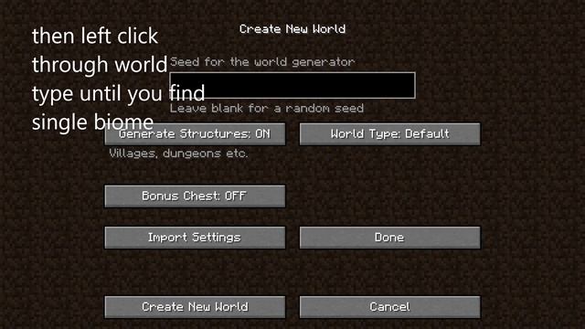 How to make a single-biome Minecraft world (Java edition only) смотреть онлайн