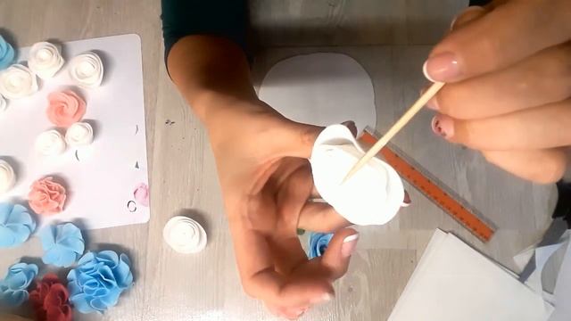 БЕСПЛАТНЫЙ МАСТЕР-КЛАСС - РОЗА из фоамирана смотреть онлайн