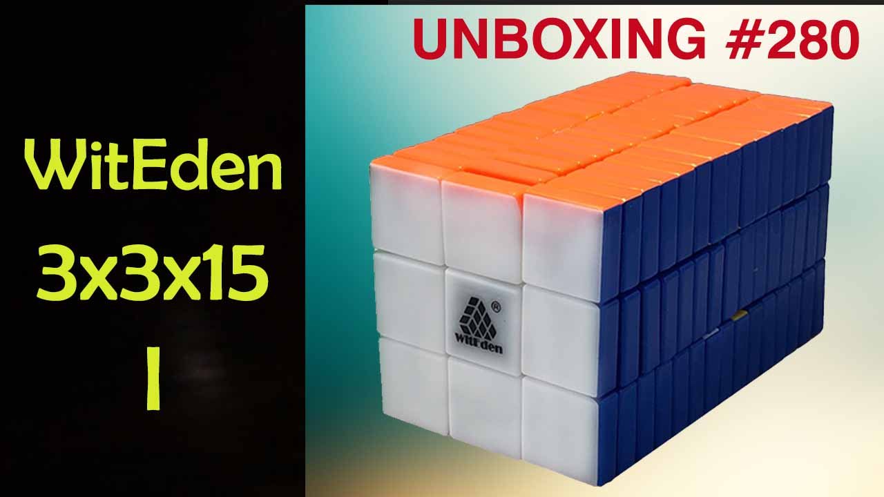 Unboxing №280 WitEden 3х3х15 I. Обзор смотреть онлайн