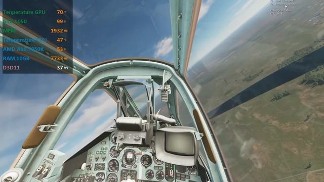 DCS World 2.7.5 GTX 1050 Benchmark смотреть онлайн