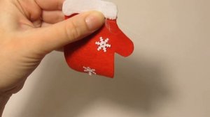 Новогодняя игрушка | Украшение на ёлку | Игрушка из фетра | Своими руками