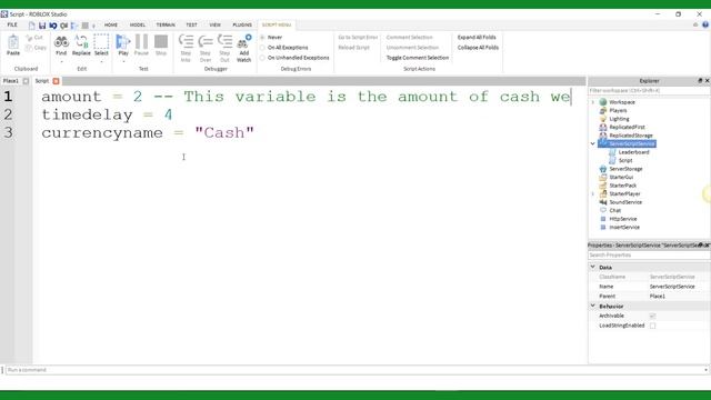 How To Make A Currency Increase Script On Roblox - Reward Cash Automatically In Your Game смотреть онлайн
