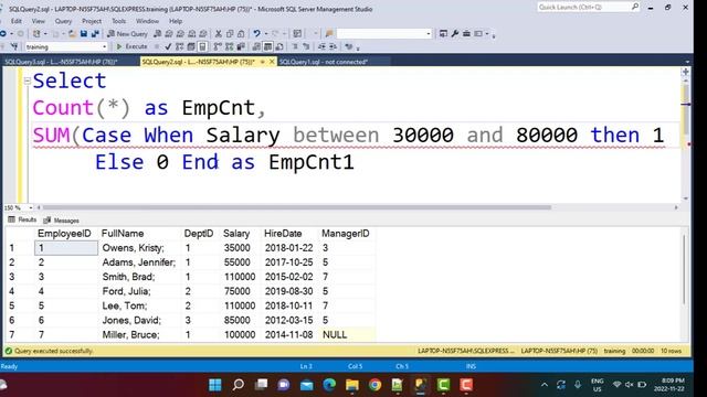 SQL | How to implement Conditional Count смотреть онлайн