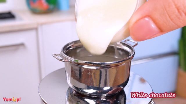 RAINBOW CHOCOLATE CAKE ?? Satisfying Miniature Chocolate Rainbow Buttercream Cake Decorating смотреть онлайн