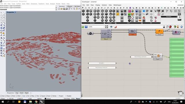 GIS (ГИС) данные в Grasshopper часть#1