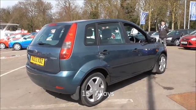 Ford FIESTA HATCHBACK 1.4 Zetec 5dr 2002 U26227 смотреть онлайн