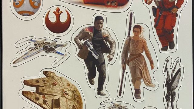 E197 Star Wars Book and Magnetic Play Sets, featuring the Sequel Trilogy. смотреть онлайн