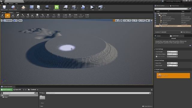 Creating & Sculpting Landscapes in UE4 + FREE ALPHA BRUSHES смотреть онлайн