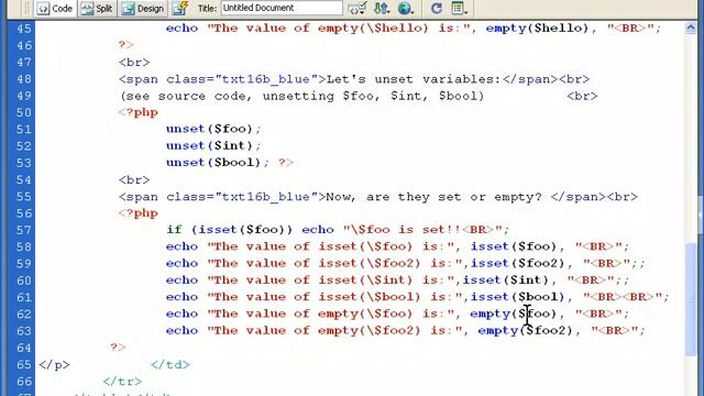 [PHP] 03_10_set_null_empty смотреть онлайн
