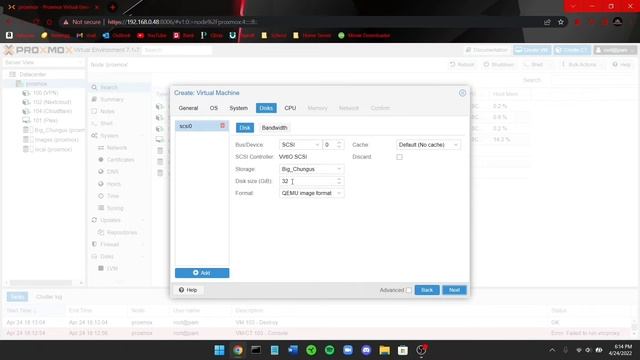 Proxmox 7.1 How to make a Virtual Machine/Container смотреть онлайн