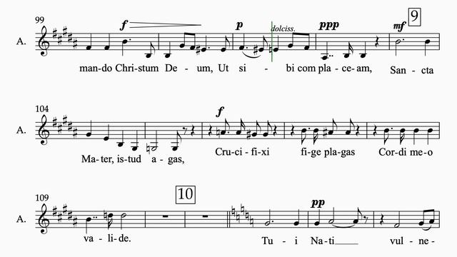 Verdi Stabat Mater 1 staff alto смотреть онлайн