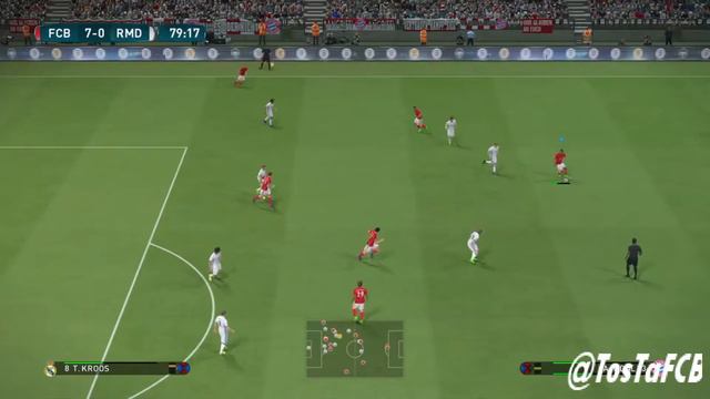 Thomas Muller Tiki-Taka Goal Bayern Munich vs Real Madrid PES 17 смотреть онлайн