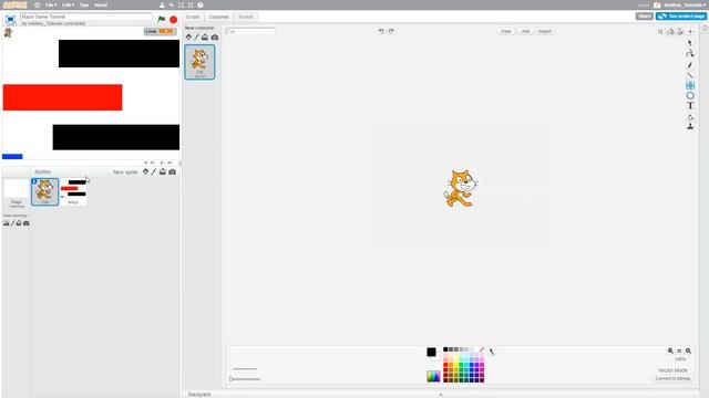 How to make a simple maze game Lesson 1 смотреть онлайн