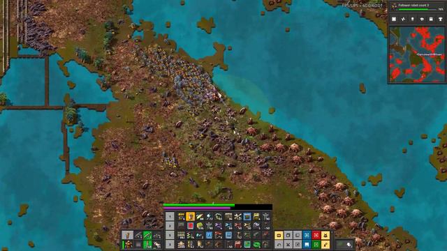 Factorio Spicy kiting with slow capsules at .9 evolution смотреть онлайн