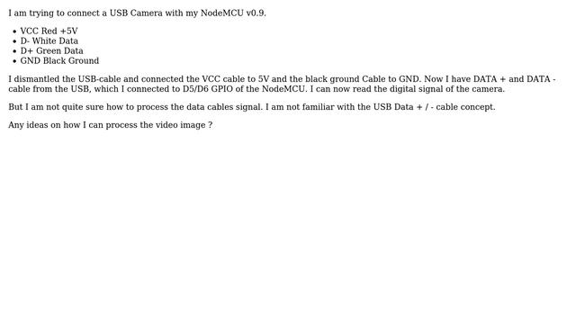 Arduino: Connect NodeMCU with USB Camera смотреть онлайн