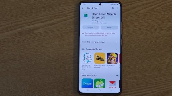 How to install a sleep timer