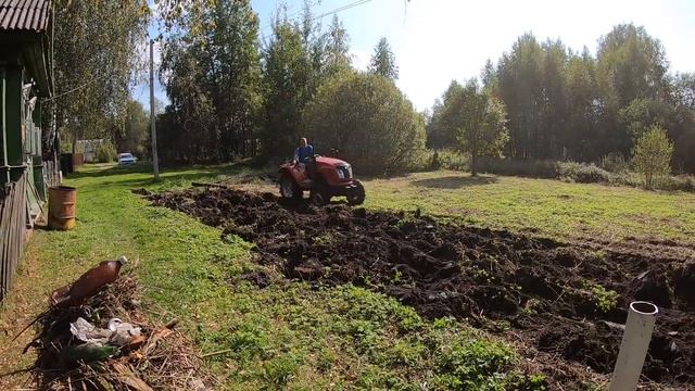 Как мы участок вспахали, наняли трактористов смотреть онлайн