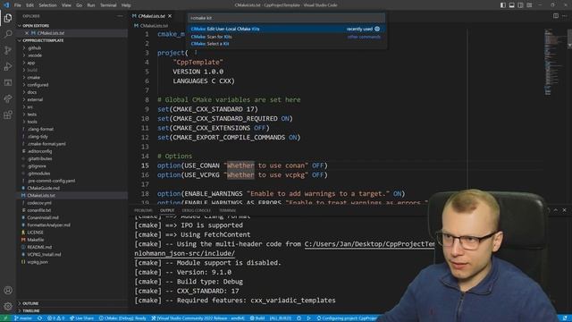C/C++ CMake Projects in VSCode ❤️ смотреть онлайн