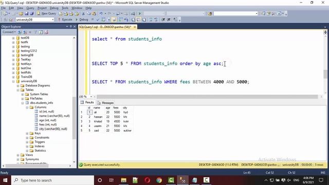 TOP IN SQL SERVER | IN HINDI | IN URDU | SQL SERVER FOR BEGINNERS | I HATE PROGRAMMING смотреть онлайн