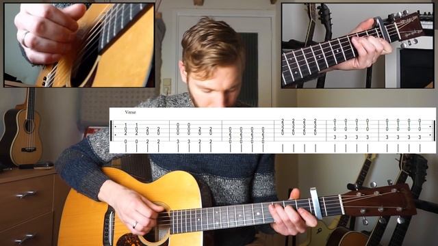Sufjan Stevens - Fourth Of July | Guitar Lesson | With Tabs & Chords! смотреть онлайн