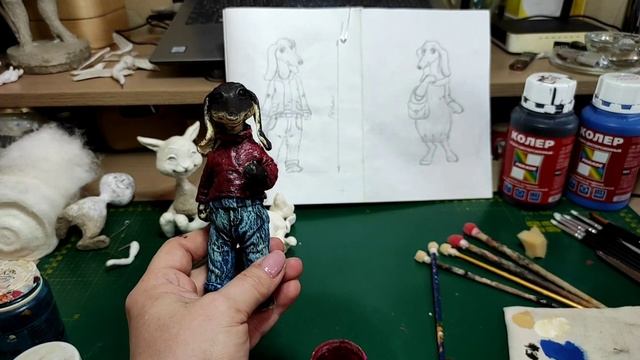 ?ТАКСА. Урок номер 14. Тонировка и роспись мальчика. смотреть онлайн