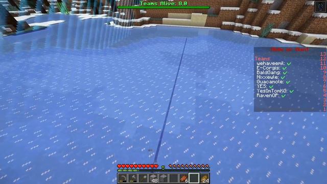 I made a SECRET Minecraft base under ICE LAKE.. (Hide Or Hunt #1) смотреть онлайн