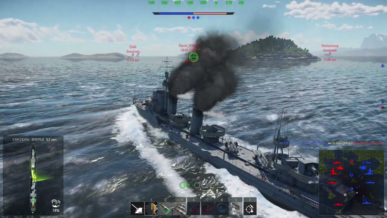 War Thunder Морские сражения. Один из боёв. смотреть онлайн