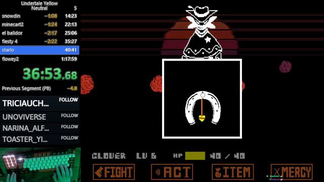 Undertale Yellow Starlo No-Hit смотреть онлайн