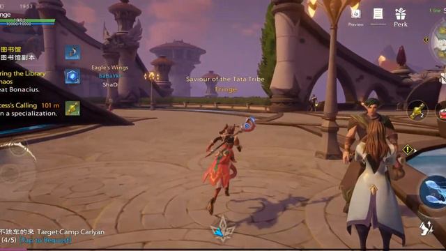TARISLAND Mobile Gameplay - Open World MMORPG (English) смотреть онлайн