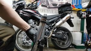 Honda CBF600 обслуживание передней вилки