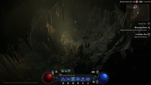 Diablo IV - ACT II - Wreched Delve Dungeon OST Music смотреть онлайн