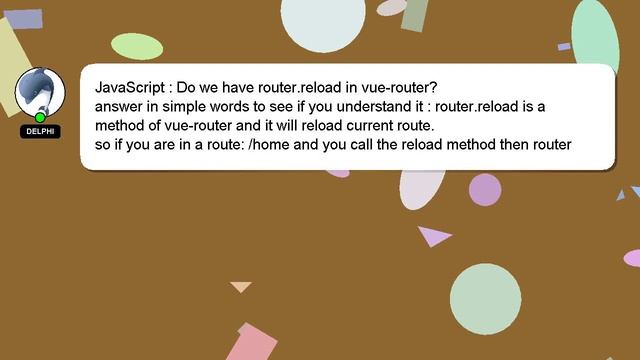 JavaScript : Do we have router.reload in vue-router? смотреть онлайн