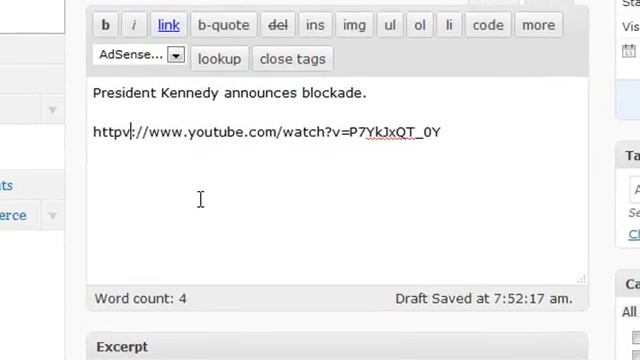 The Internet School Insert A Youtube Video Wordpress смотреть онлайн
