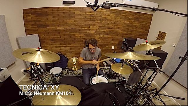 TECNICAS DE OVERHEADS! COMPARATIVA XY(Neumann km184) vs GLYN JOHNS(Coles 4038) смотреть онлайн