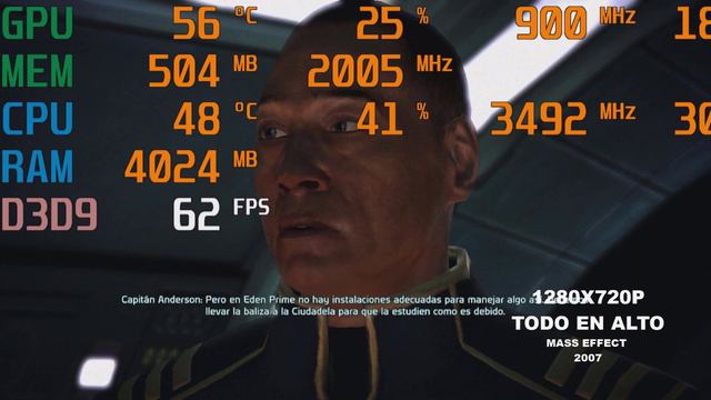 TEST MASS EFFECT 1 - GTX 560 TI 2GB DDR5 OC - E3 1230 V2 EN EL 2022 смотреть онлайн