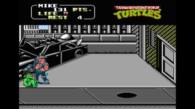 Dendy (Famicom,Nintendo,Nes) 8-bit Teenage Mutant Ninja Turtles 2 The Arcade Game Scene 2.avi
