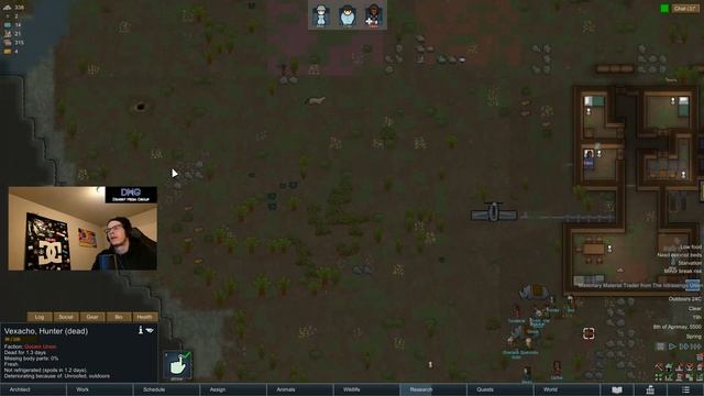 Rimworld Attempt 1 Ep 2 - Sass Seems To Have Weak Knees... смотреть онлайн