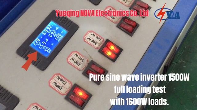 Pure Sine Wave Inverter 1500W Full Loading Test with 1600W loads---NOVA смотреть онлайн