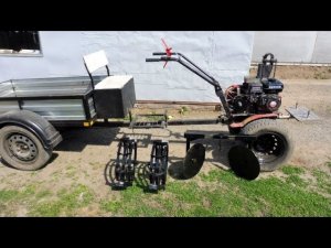 Обзор оборудования к  мотоблоку Ока , дисковый окучник и грунтозацепы.