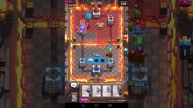Поднимаемся на 5 арену Clash Royale! смотреть онлайн