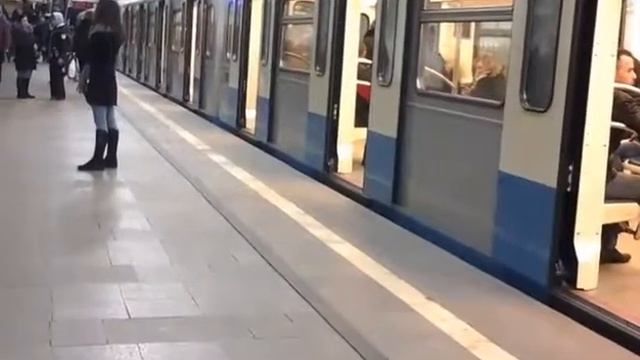 Поезд "Ока" 81-760/761 (Станция Отрадное Серпуховско-Тимирязевская линия) смотреть онлайн