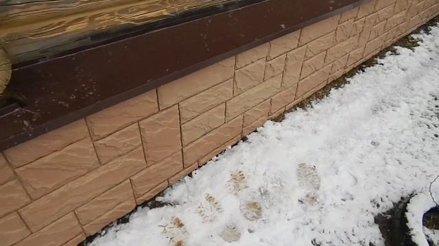 Герметик + цок.панели , после зимы.