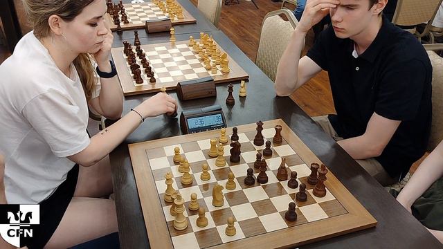 Pair chess. Chizhevskaya & Badalyan vs WFM Fatality & Novikov. Chess Fight Night. CFN. Blitz смотреть онлайн