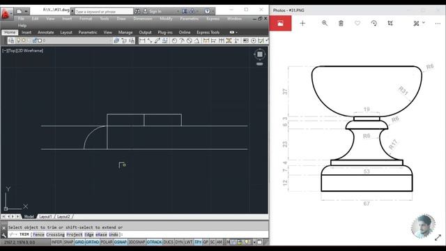 #31 || AUTOCAD MECHANICAL PRACTICE DRAWING || смотреть онлайн